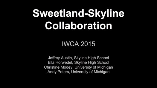 Sweetland-Skyline Collaboration